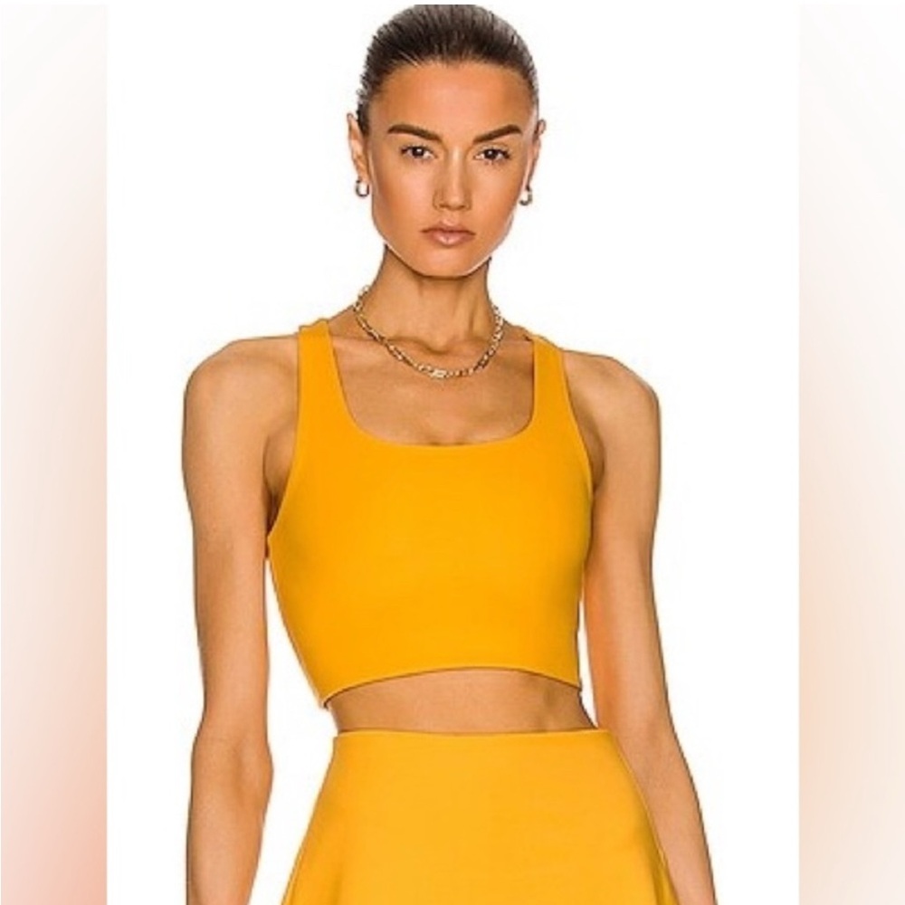 Girlfriend Collective Yellow Sports Bra